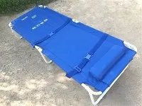 Opklapbaar campingbedje met matras